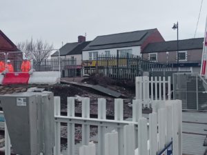 View of Bedlington station with the South Building no longer there