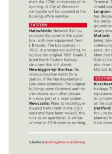 A paragraph from a magazine about Newbiggin